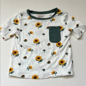 Kyte Baby Sunflower Print Shirt - Size 3T